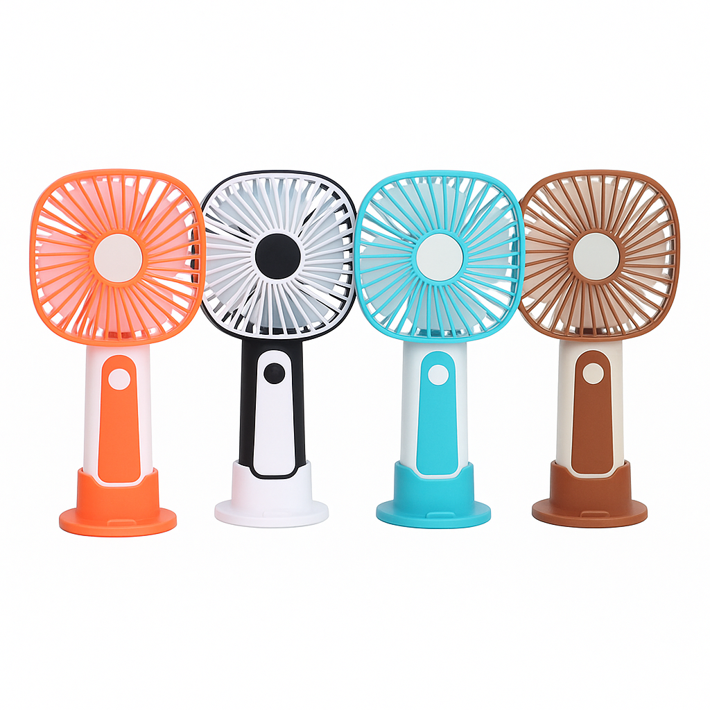 Mini Handheld Fan – 3-Speed USB Rechargeable | Stornfield