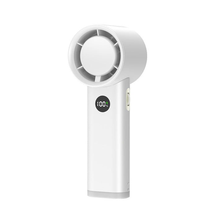 3600mAh USB Rechargeable Handheld Fan with LED Lamp | Stornfield