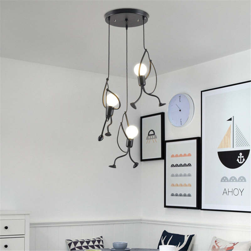Stornfield | Retro Iron Man Pendant Light