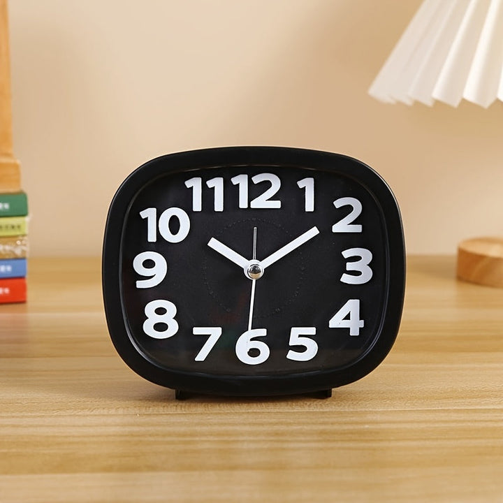 Stylish Compact Square Clock with 3D Design for Modern Decor | Stornfield
