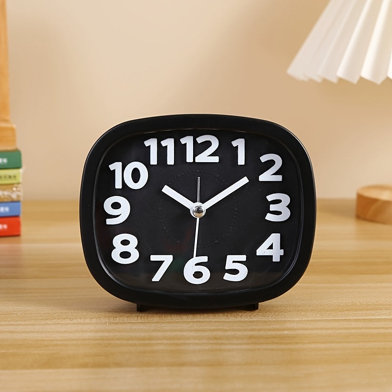 Stylish Compact Square Clock with 3D Design for Modern Decor | Stornfield