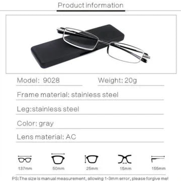 Stornfield | Compact Mens & Ladies Folding Reading Glasses