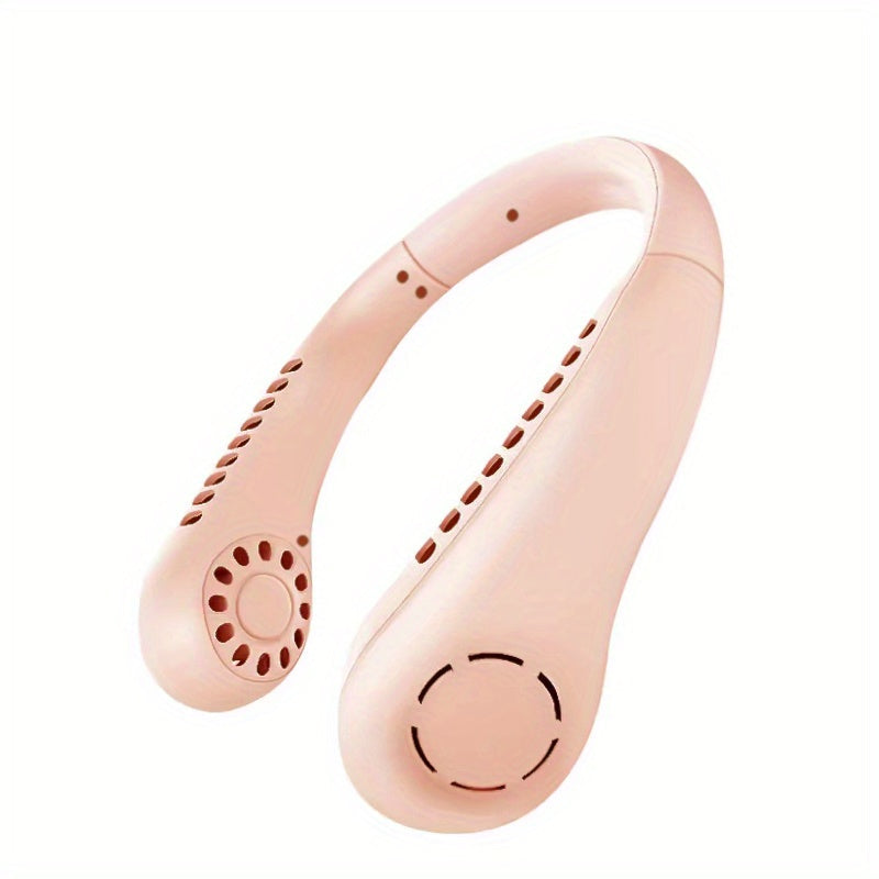 1Pc New Mini Neck Fan Portable Bladeless Hanging Neck Rechargeable Air Cooler 3 Speed Mini Summer Sports Fans | Stornfield