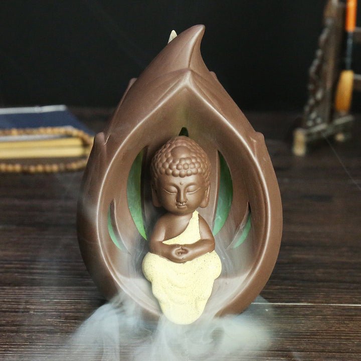 Decorative Buddha-Themed Aromatherapy Incense Holder