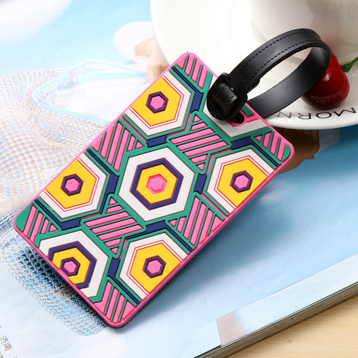 Unisex Vibrantly Patterned Travel Luggage Tag Stornfield