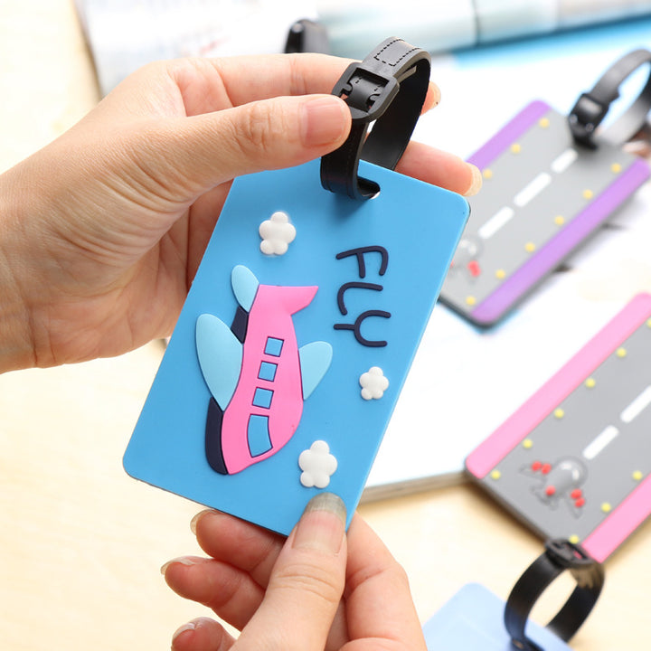 Unisex Whimsical Road-Themed Luggage Tag Stornfield