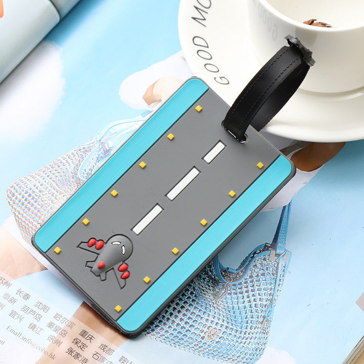 Unisex Whimsical Road-Themed Luggage Tag Stornfield