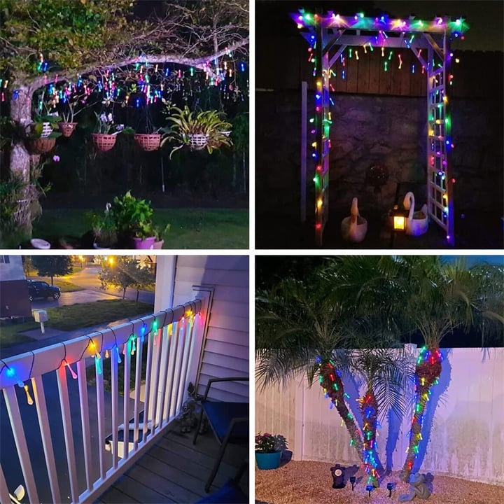 8 Modes Water Drop Solar Lights | Stornfield