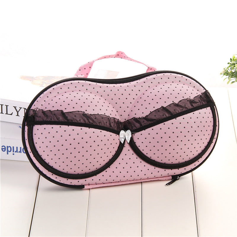 Polka Dot Travel Makeup Organizer Case Stornfield