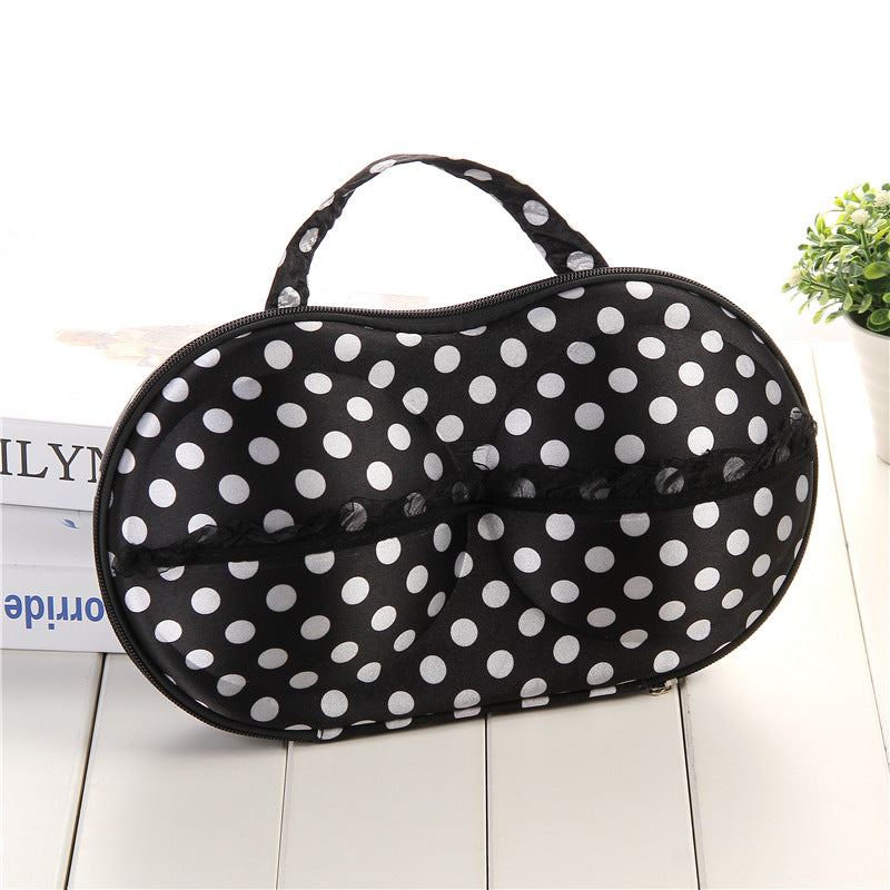 Polka Dot Travel Makeup Organizer Case Stornfield