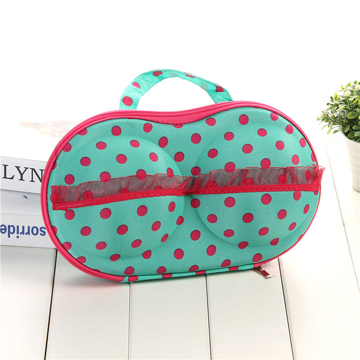 Polka Dot Travel Makeup Organizer Case Stornfield