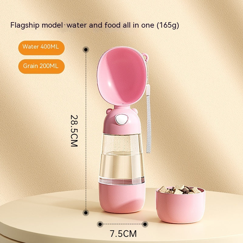 Portable dog food and water dispenser. | Stornfield