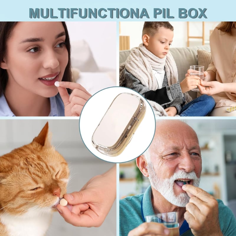 Portable Pill Cutter with Adjustable Slots Stornfield