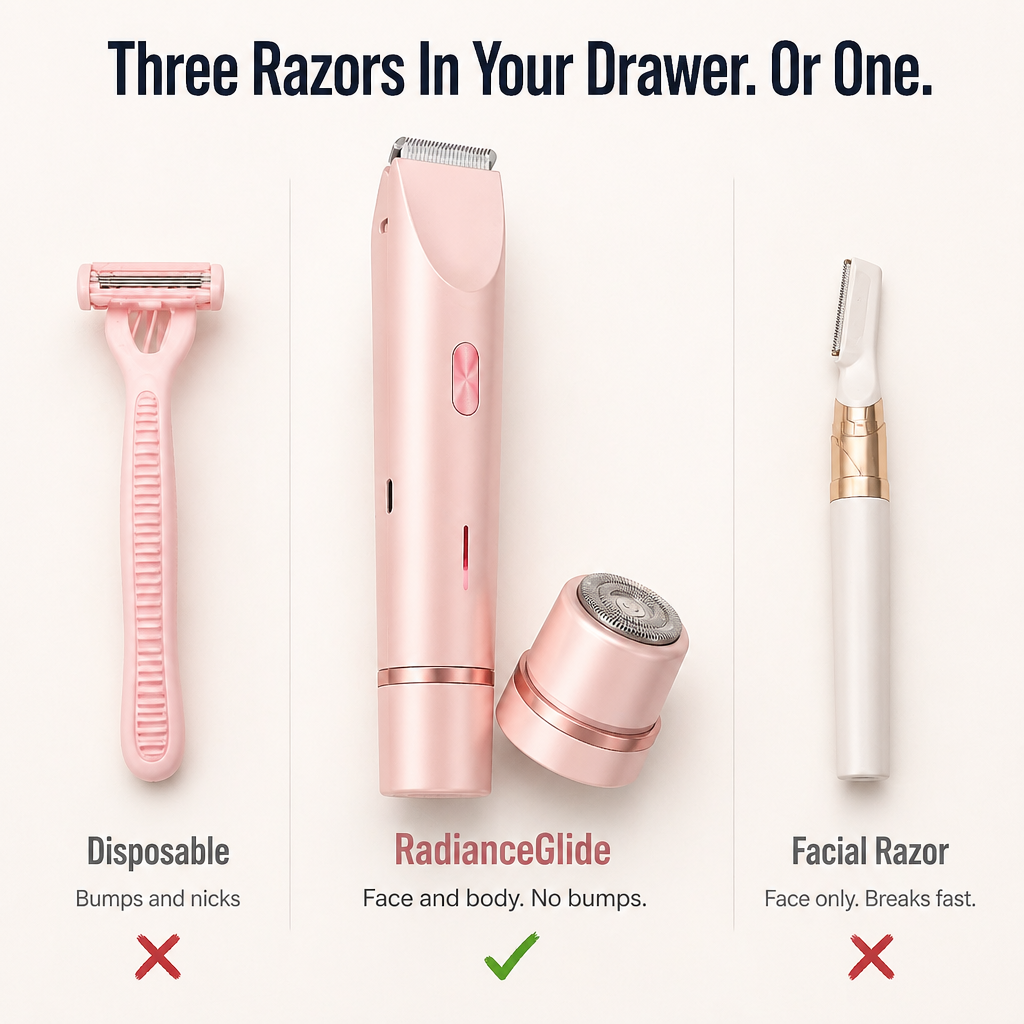 RadianceGlide 2-in-1 Women's Razor Face & Body | Stornfield
