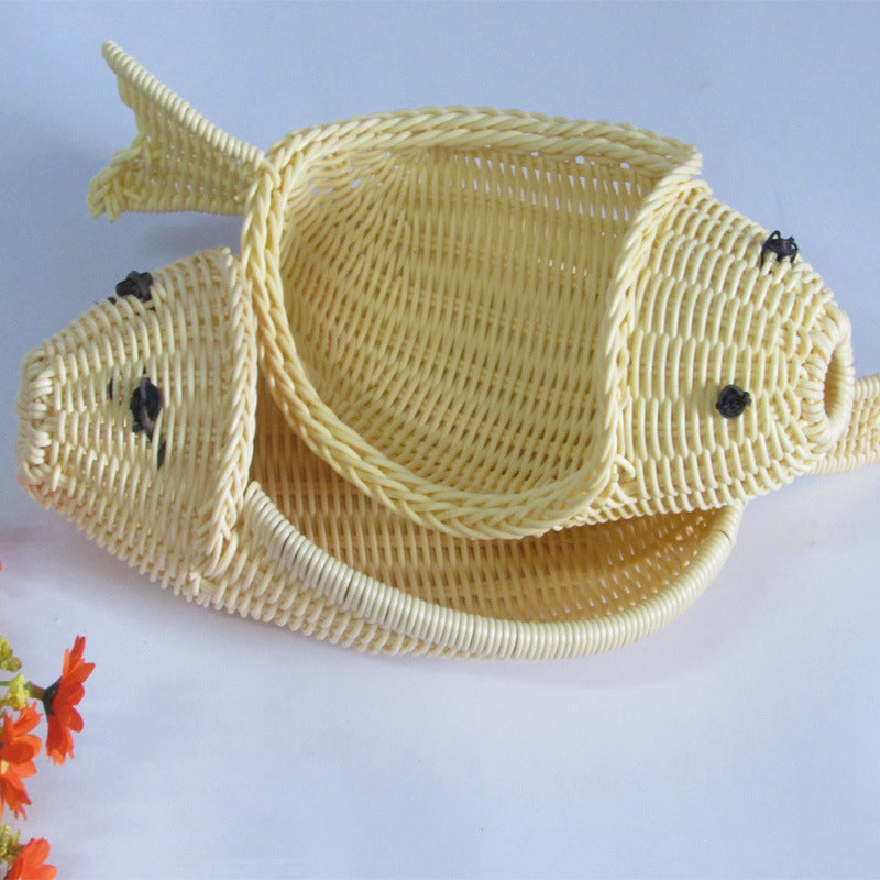 Decorative Fish-Shaped Woven Basket Stornfield