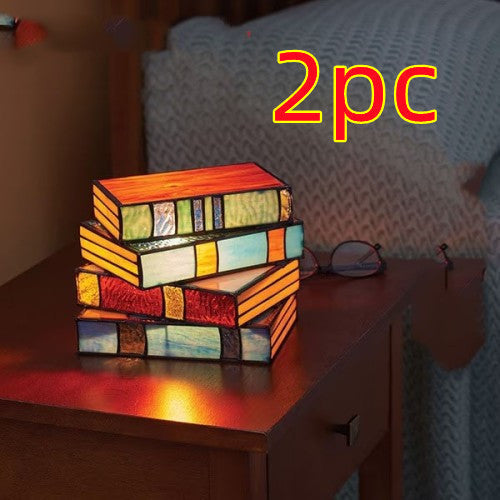 Stornfield | Stacked Book Table Lamp