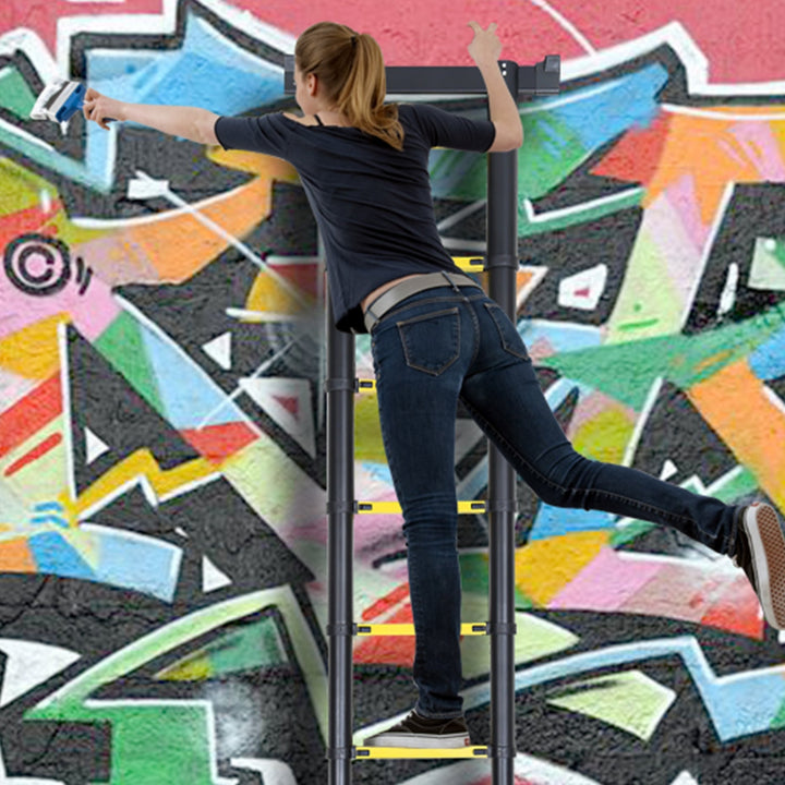 Telescopic Ladder Aluminum with Removable Hook | Stornfield