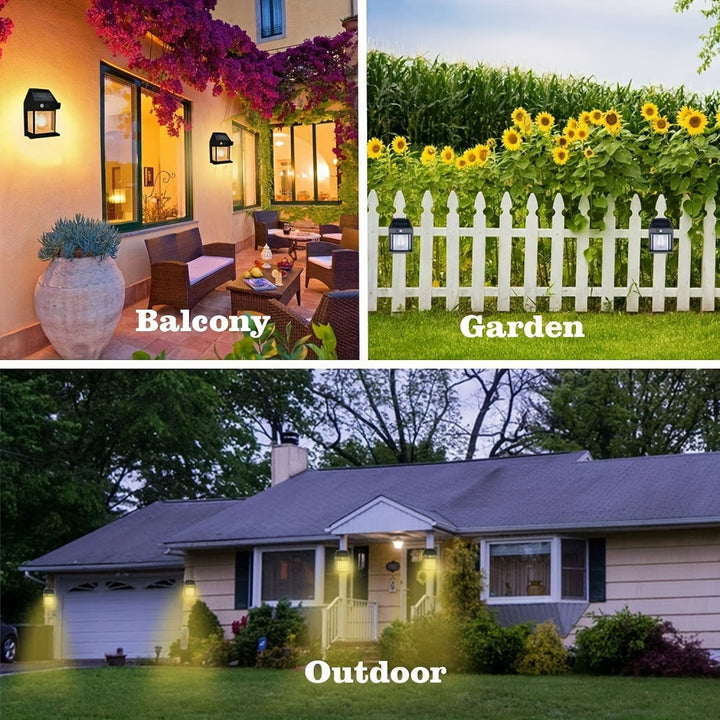 SolarGlow Wall Lamp - Solar Energy Motion Sensor LED | Stornfield
