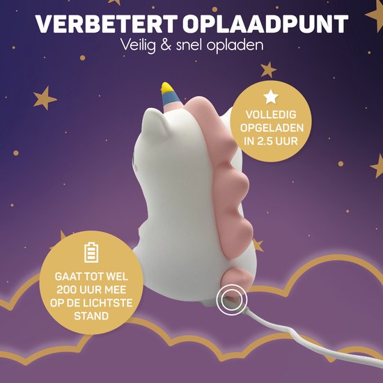 Unicorn Night Light - DreamCrest | Stornfield