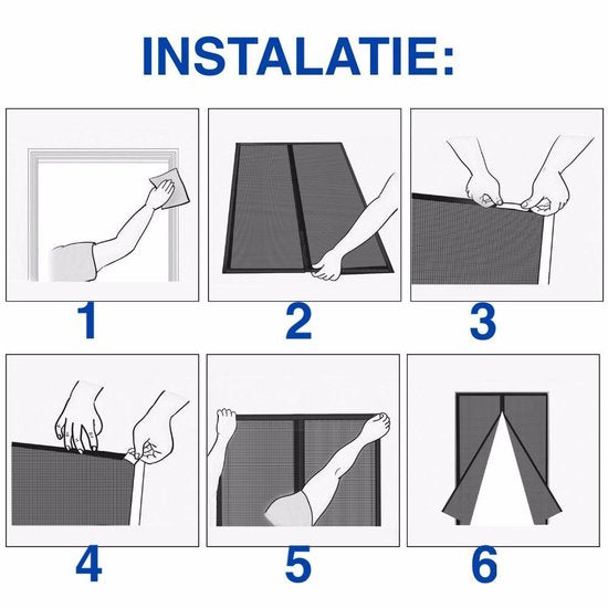 Slim Magnetic Insect Door Curtain – Auto Closing | Stornfield