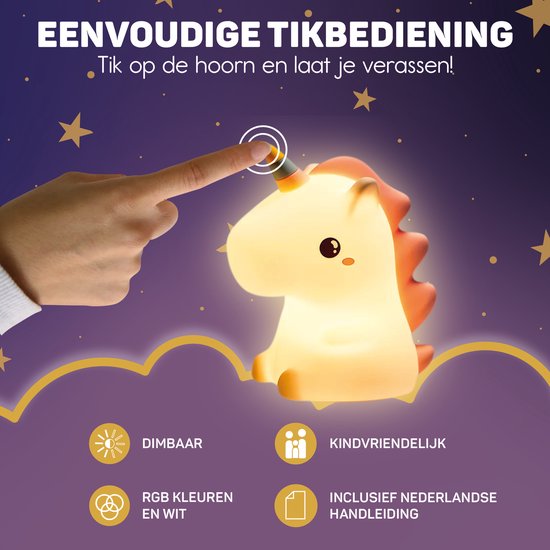 Unicorn Night Light - DreamCrest | Stornfield