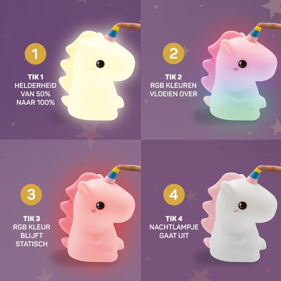 Unicorn Night Light - DreamCrest | Stornfield