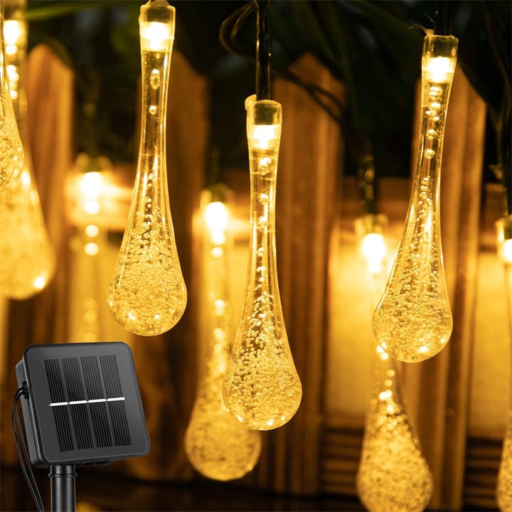 8 Modes Water Drop Solar Lights | Stornfield