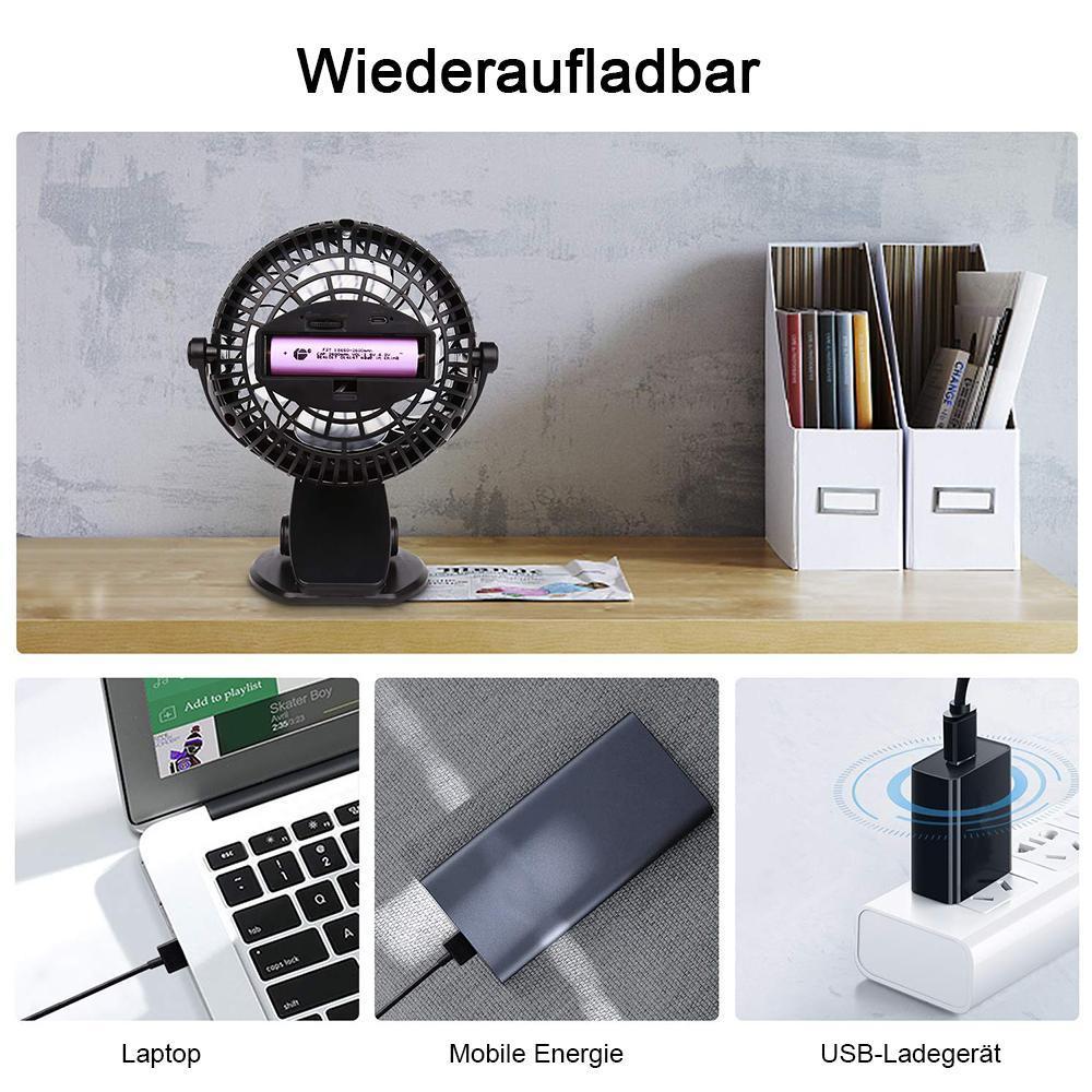 360 ° Portable & Rechargeable Lithium-Ion Fan | Stornfield