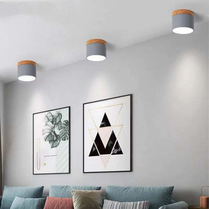 Morandi Style Modern LED Ceiling Lamp - LumiModo | Stornfield