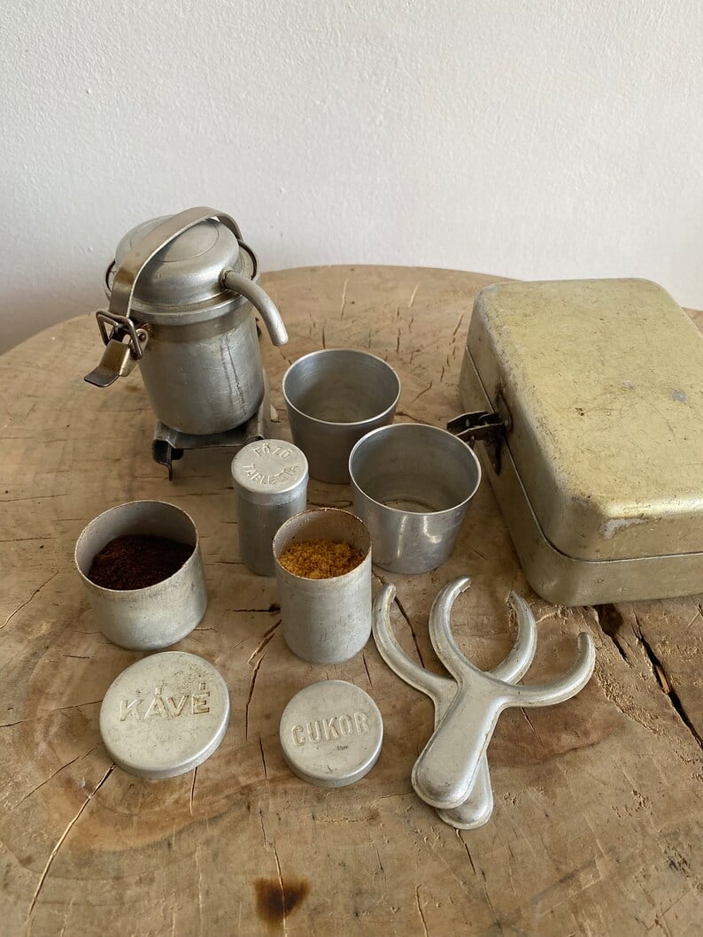 Stornfield | Portable Coffee Brewing Kit | Compact Travel Espresso Maker | Vintage Style