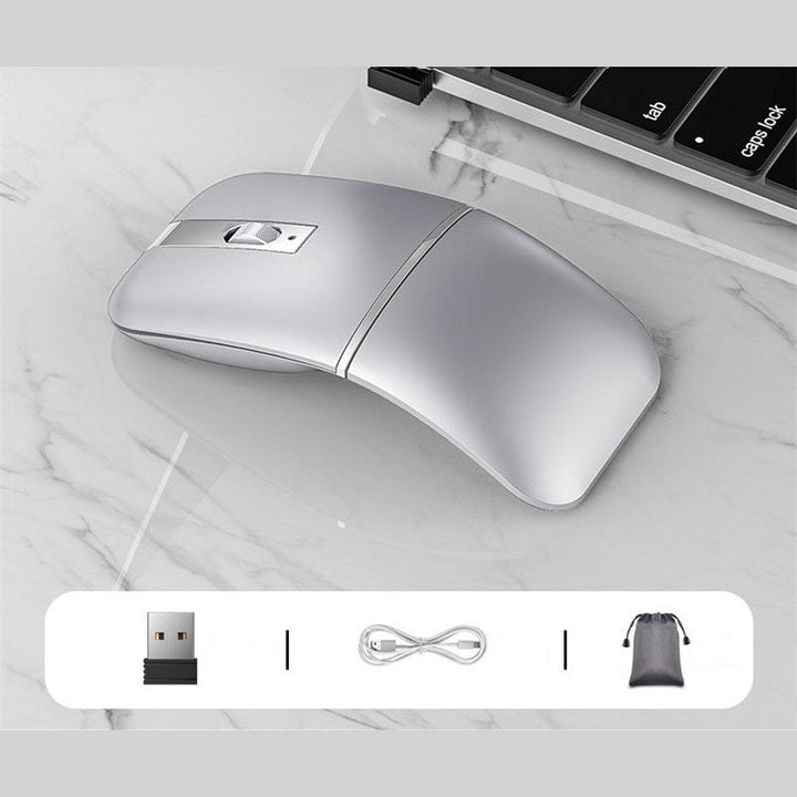 Stornfield | Portable Ergonomic Wireless Mouse with 2 Connection Modes, 3 DPI & Silent Click, for Home & Office
