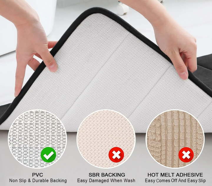 LuxSoft Memory Foam Bath Mat | Stornfield