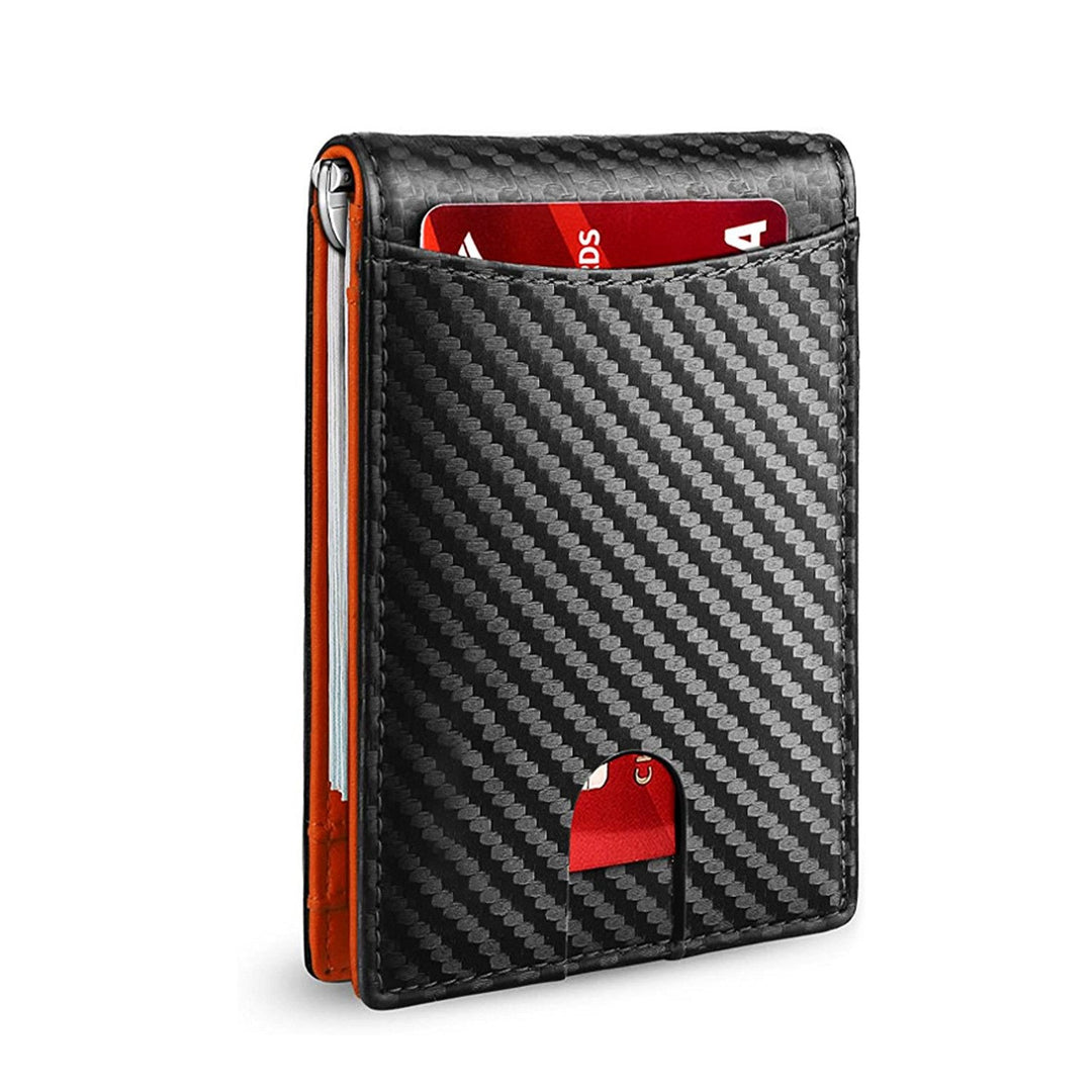 Stornfield | Men’s Slim RFID Wallet | Leather Card Holder | Black
