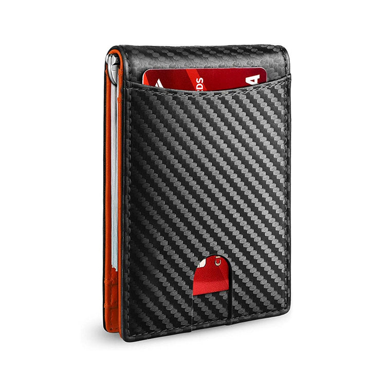 Stornfield | Men’s Slim RFID Wallet | Leather Card Holder | Black