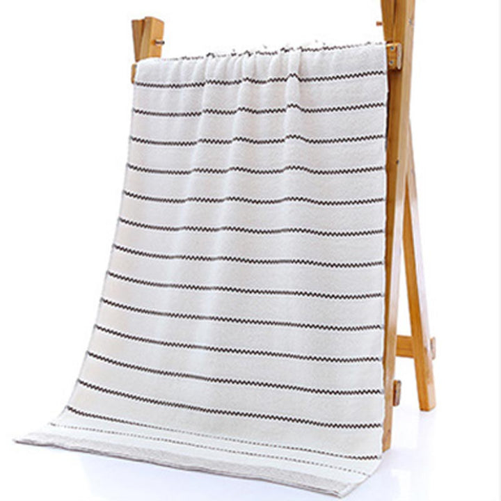 Striped Bath Towel Bathroom Towel Set 100% Cotton | Stornfield