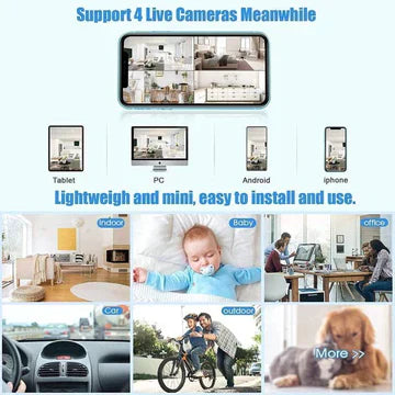 Stornfield | WatchPoint Mini – Wireless 1080p Camera with Night Vision and Magnetic Mount