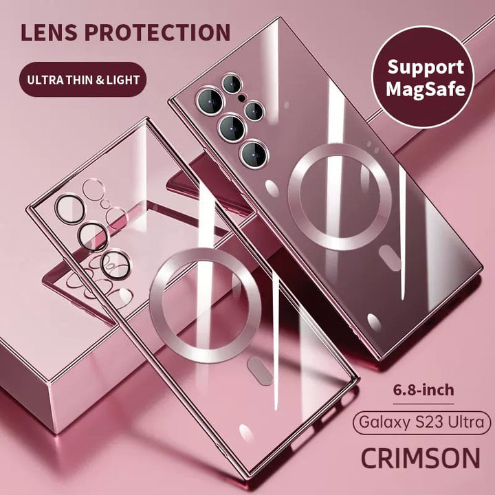 Stornfield | Luxury Transparent Magnetic Cover for Samsung