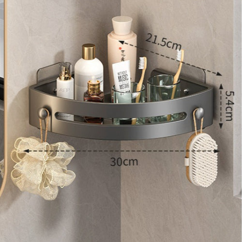 No-Drill Triangle Shower Shelf | Stornfield