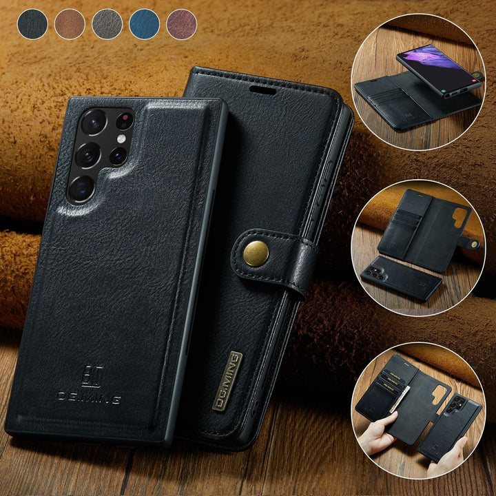 Stornfield | 2-in-1 Detachable Leather Wallet Case for Samsung Galaxy