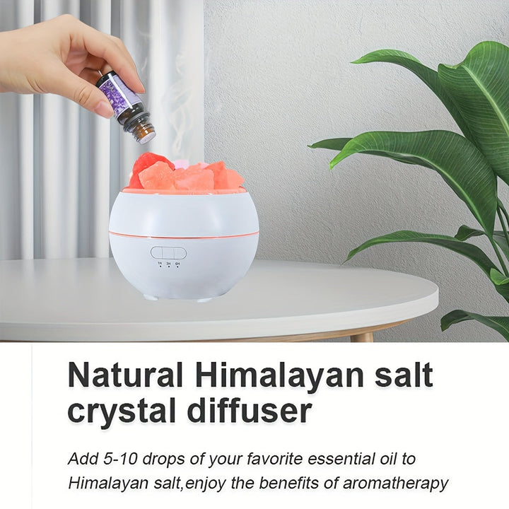 Stornfield | Salt Lamp Diffuser - 3-in-1 Essential Oil Diffuser, Himalayan Salt Lamps and Humidifier