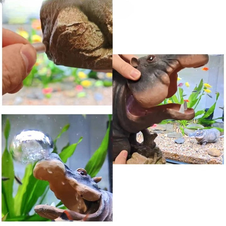 Mini Hippo Decorative Fish Tank Air BubStornfielder | Stornfield
