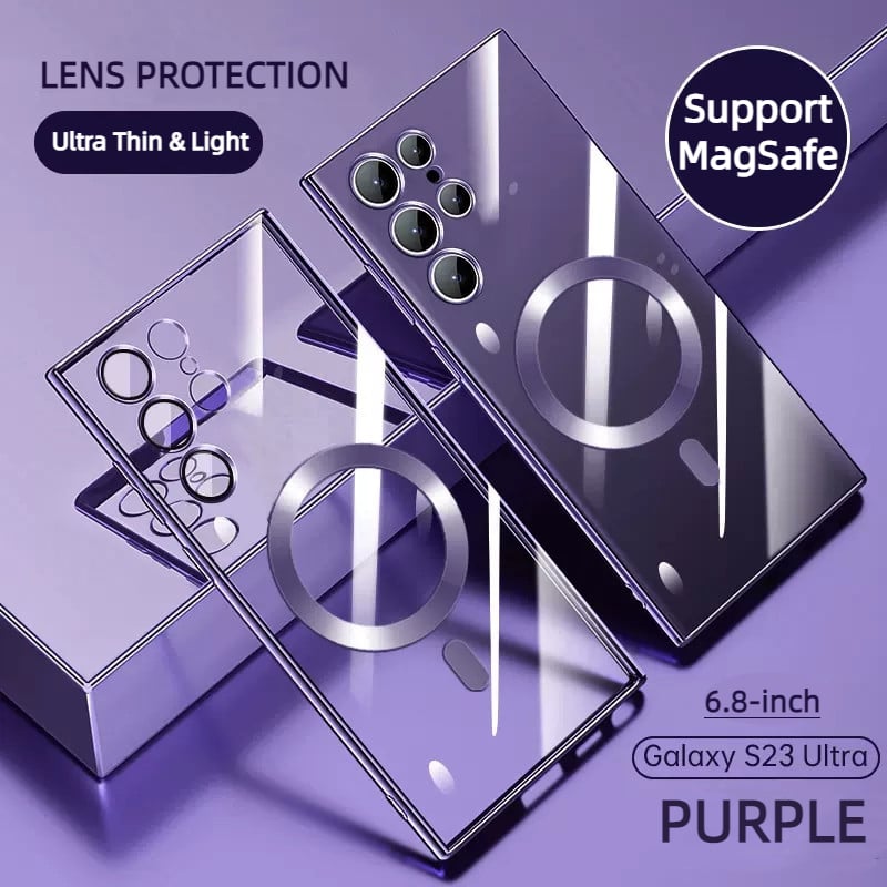 Stornfield | Luxury Transparent Magnetic Cover for Samsung