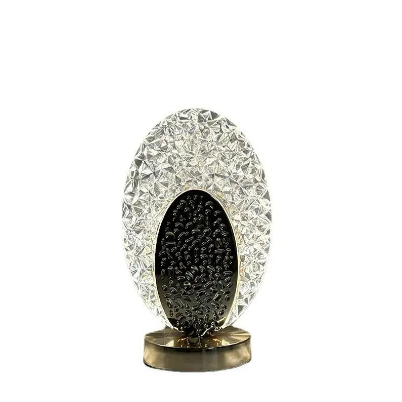 Stornfield | Modern and Luxurious Peacock Table Lamp - CrystalGlow