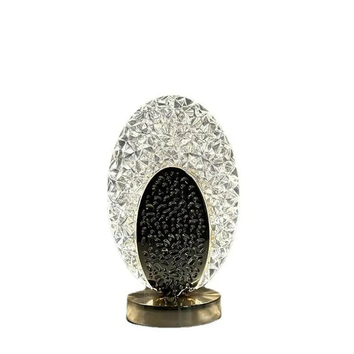 Stornfield | Modern and Luxurious Peacock Table Lamp - CrystalGlow