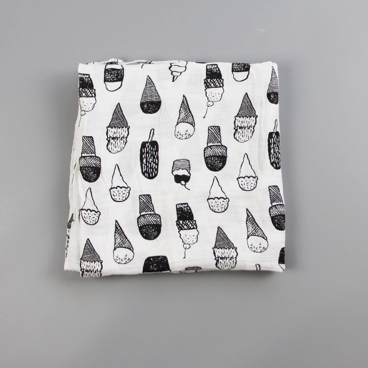 Cute Patterned Muslin Swaddle Blanket Stornfield