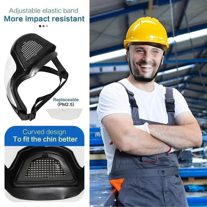 Face shield mask transparent – occupational safety | Stornfield