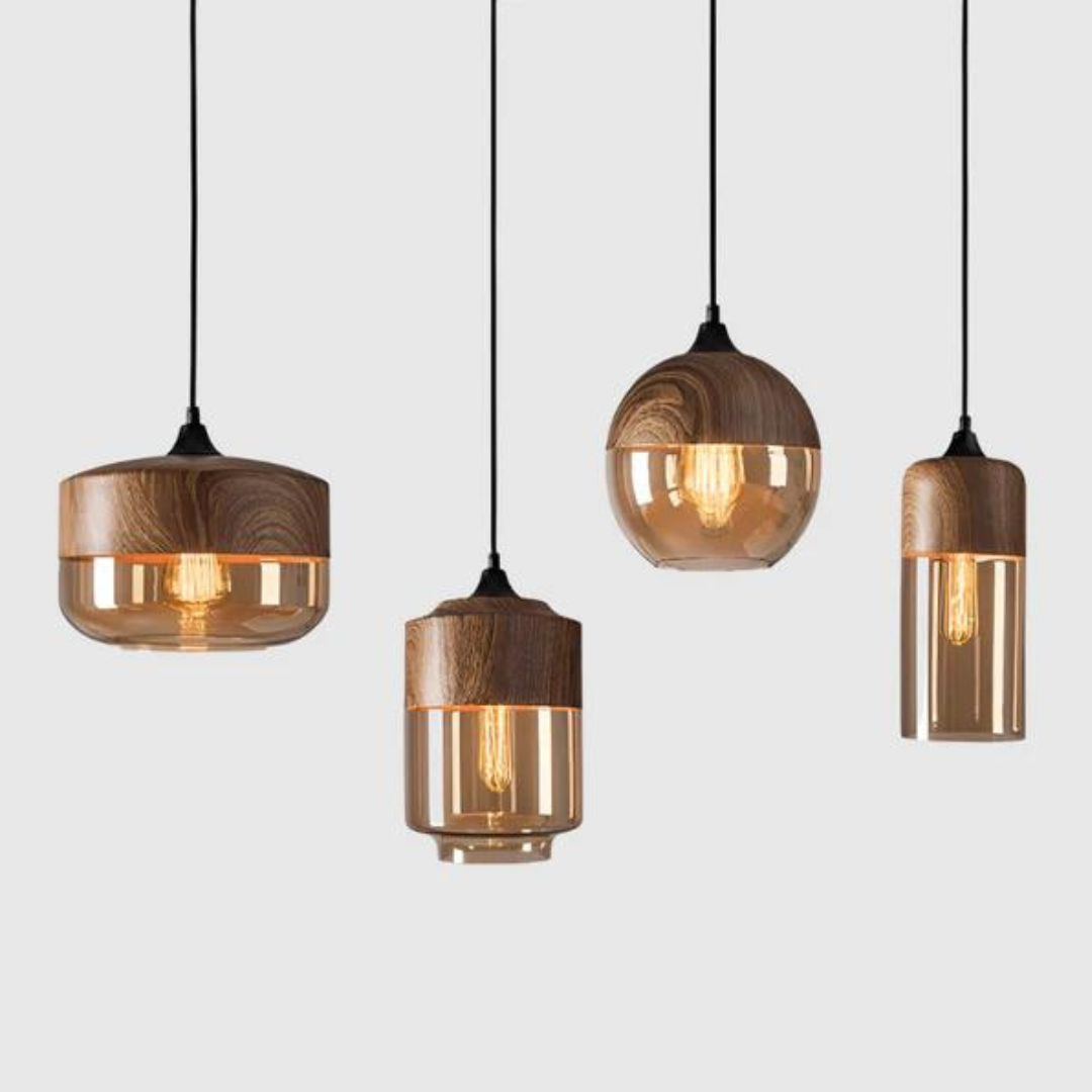 Stylish Scandinavian Wooden Ceiling Lamp - NordLuna | Stornfield