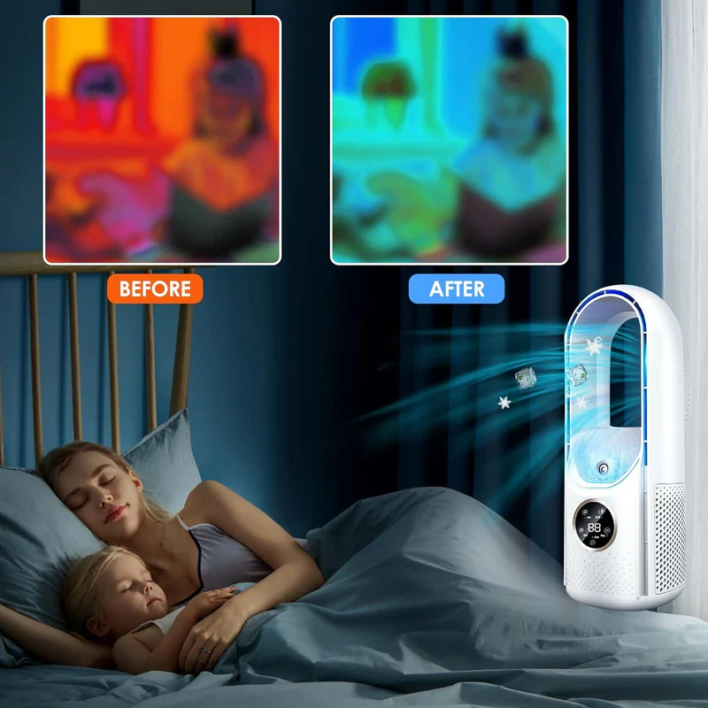 Stornfield | 2025 Blade-Free Silent Portable Air Conditioner Humidifier for Home and Office