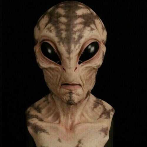 Realistic Alien Mask – Latex and Silicone Halloween Mask for Cosplay and Parties | Stornfield