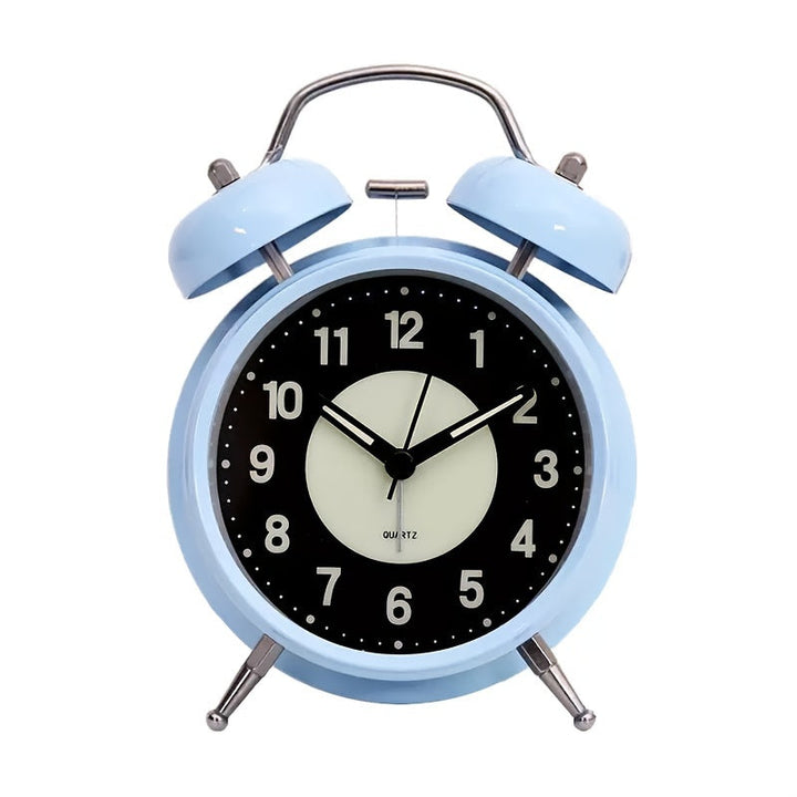 Stornfield | LuminousTime - Elegant Metallic Alarm Clock with Soft Lighting for Peaceful Mornings and Evenings